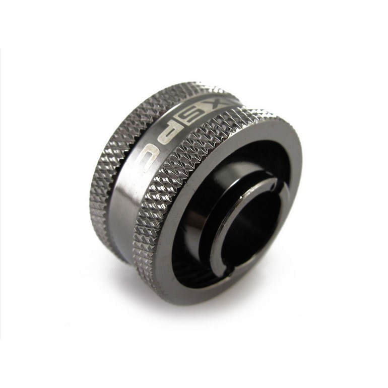 XSPC G1/4″ Compression Fitting 1/2″ ID 3/4″ OD 19/13mm V2 Pack of 8 Black Chrome