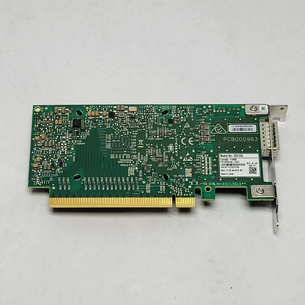 Mellanox MCX415A-GCAT ConnectX-4 50GBE QSFP28 NETWORK ADAPTER LOW PROFILE