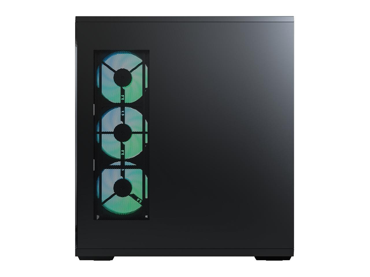 MONTECH TG3 Panoramic ATX Mid-Tower PC Case, Pre-Installed 360mm ARGB Unibody Fa