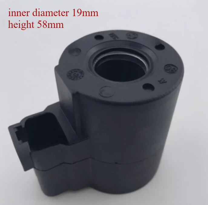 1PC Excavator Solenoid Valve Coil 19mm ID 58mm Height DC12V DC24V