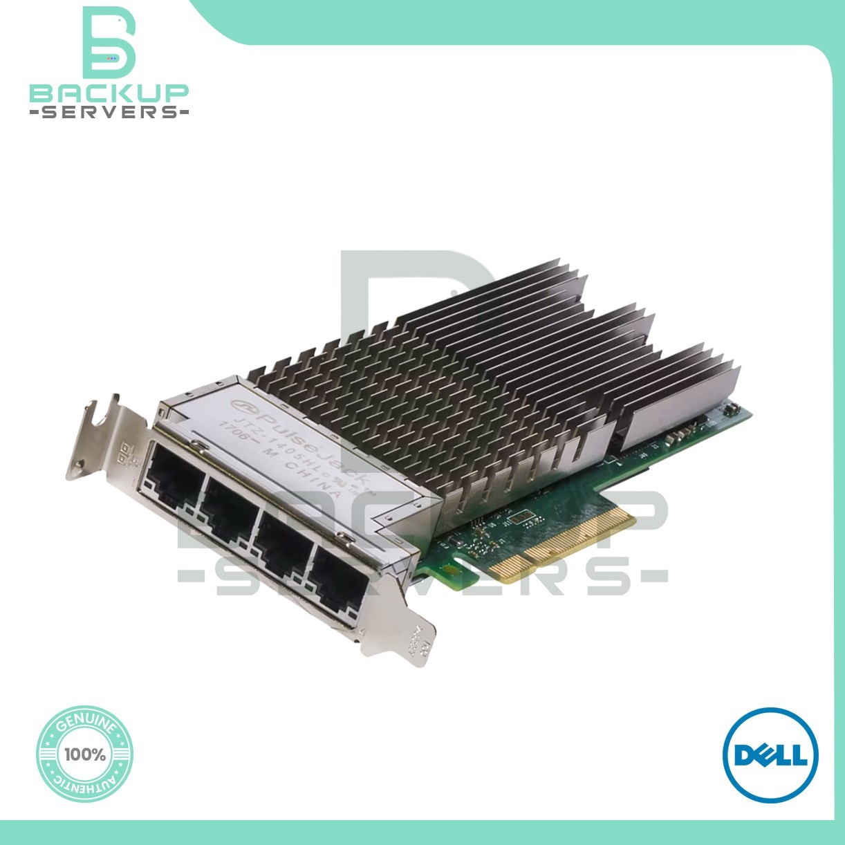 08XJ7 Dell X710-T4 4-Port 10Gb BASE-T PCI-e 3.0 x8 RJ-45 Ethernet Adapter 008XJ7