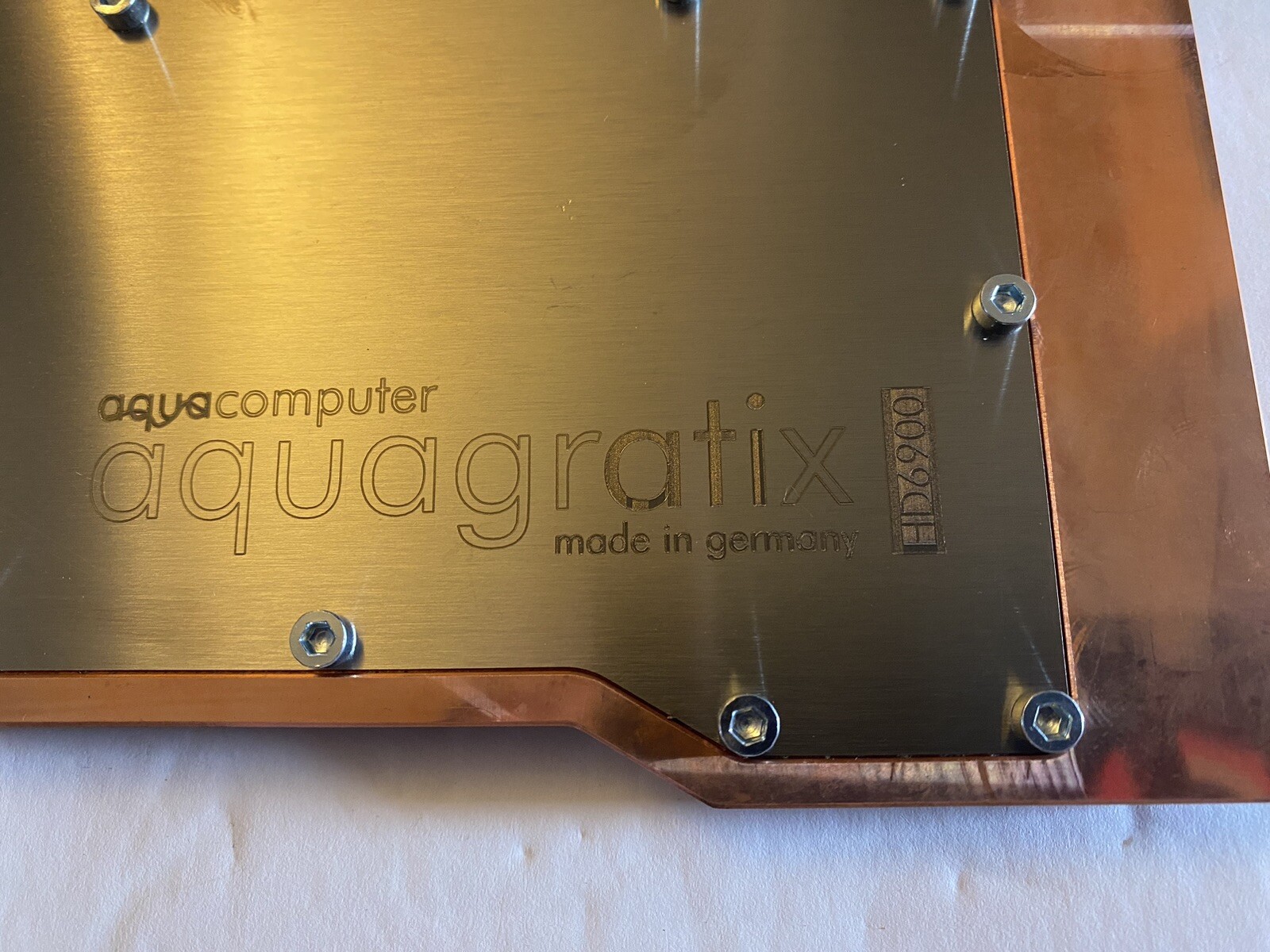 Aqua Computer Aquagratix HD6900 Copper Water Block Made In Germany