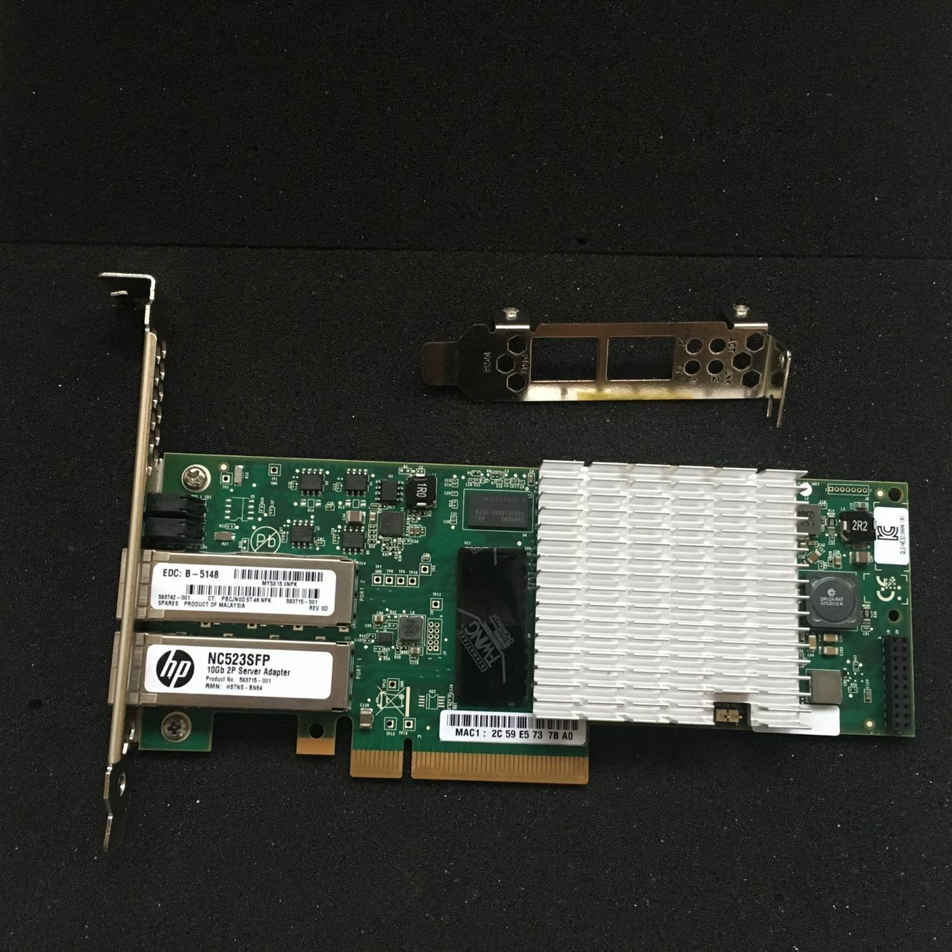 HP NC523SFP NC552SFP OCE11102 Dual Port Ethernet 10GbE SFP+ PCI-E NIC Network