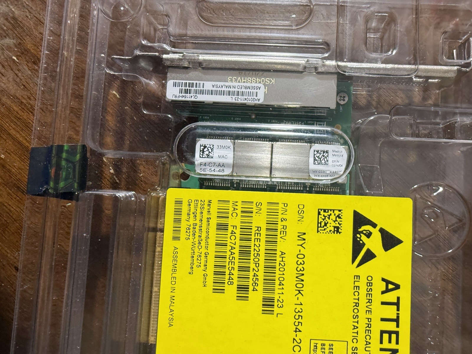 Sealed Dell Qlogic QL41164HFRJ Quad Port 10GbE RJ-45 10GBase-T Card D1 $150 MSRP