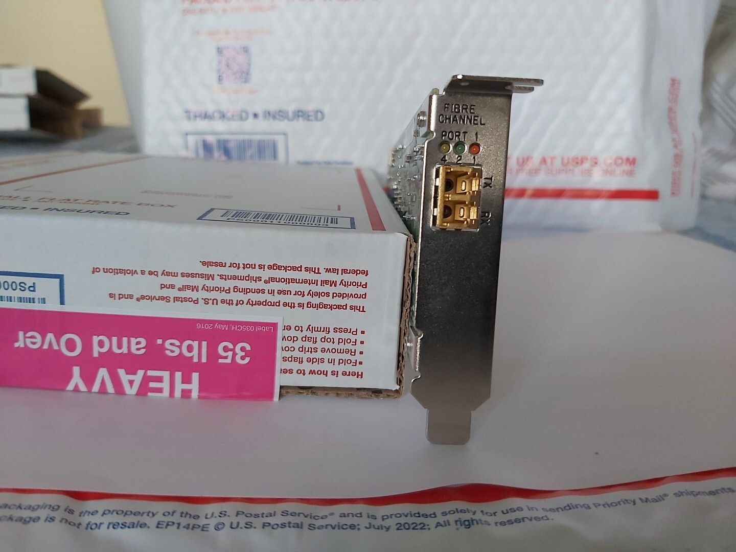 QLogic QLE2460-E PCI Express x4 Fiber Channel 4Gbps Adapter Short BRACKET!!!!