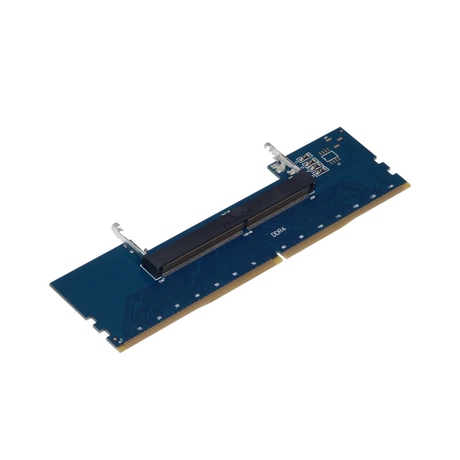2Pcs Laptop DDR4 RAM to Desktop Adapter Card Memory Tester SO DIMM to DDR4 US