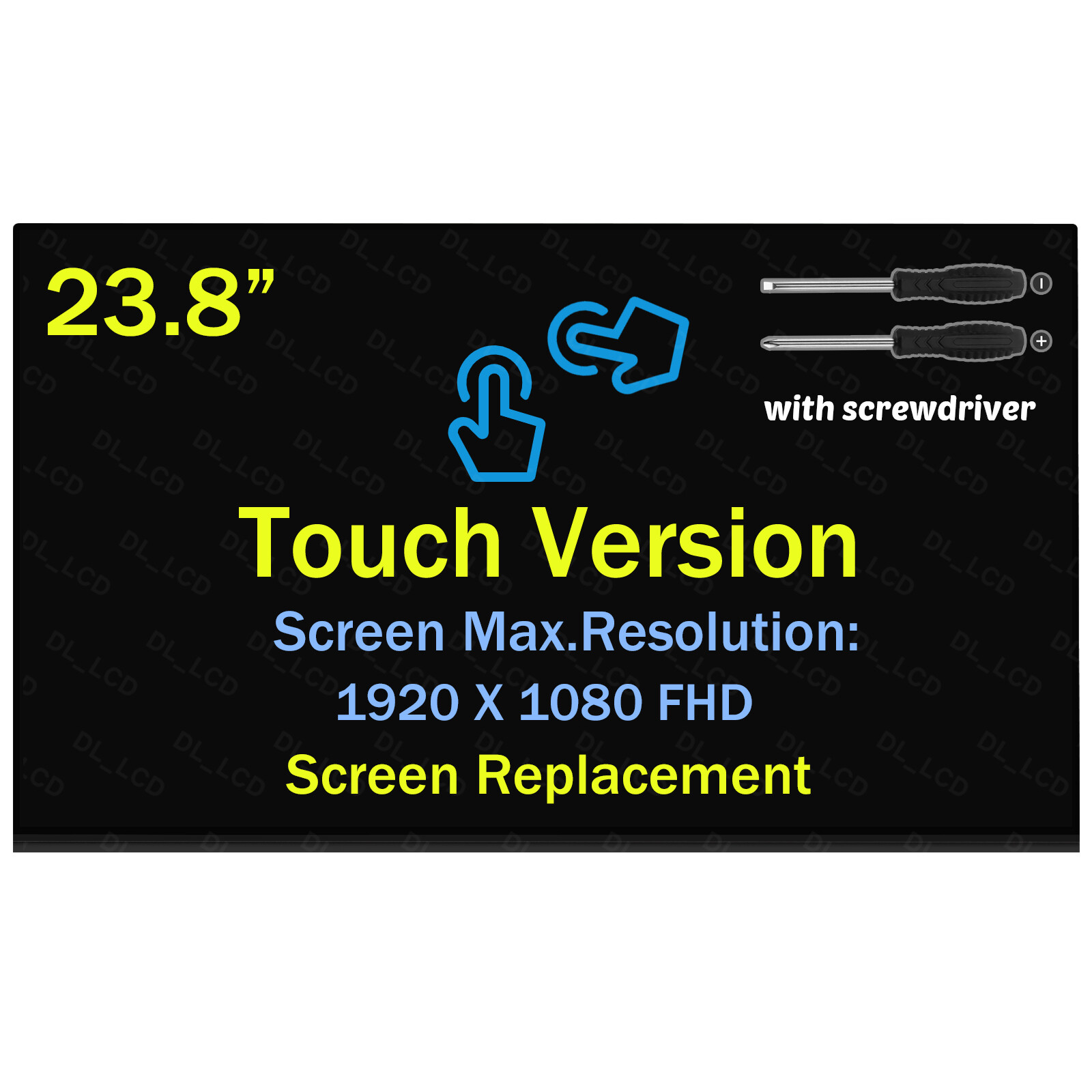 23.8″ for HP M84860-001 24-C LED LCD Touch Screen Display Panel FHD 1920×1080