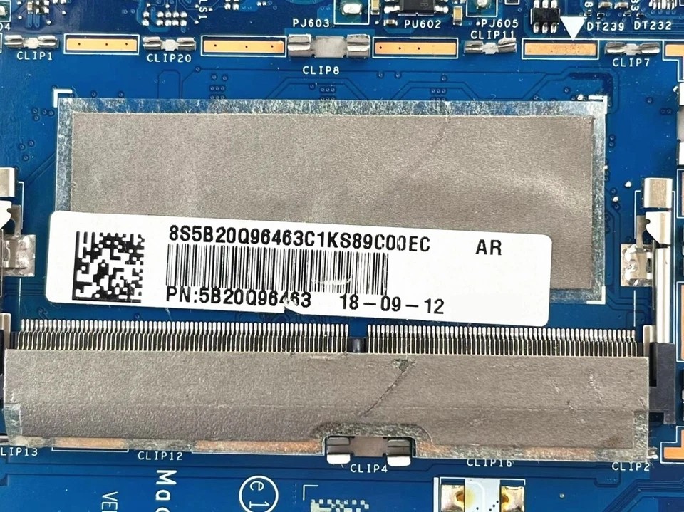 5B20Q96463 LA-F661P For Lenovo 730-15IKB GTX1050 8GB w/ I7-8550U CPU Motherboard