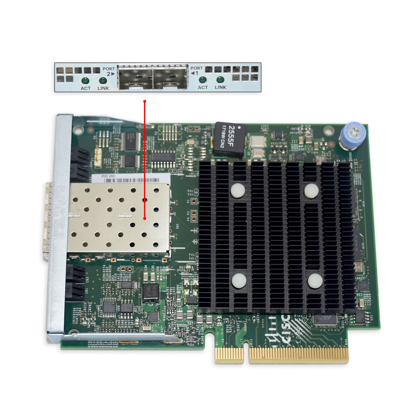 Cisco UCS VIC 1227 10Gb SFP+ Dual Port NIC | UCSC-MLOM-CSC-02 Server Adapter