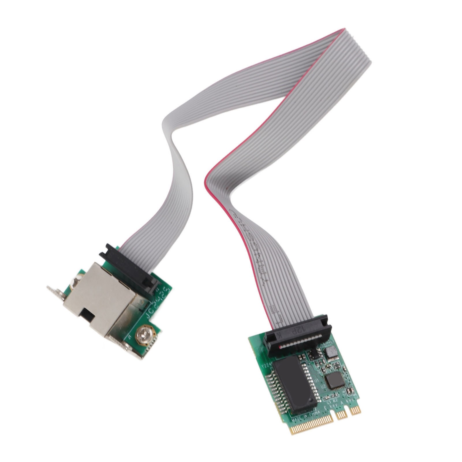 M.2 1000M Ethernet Network Card 10M/1G/100M Single Port RJ45 M.2 A E To RTL8111H