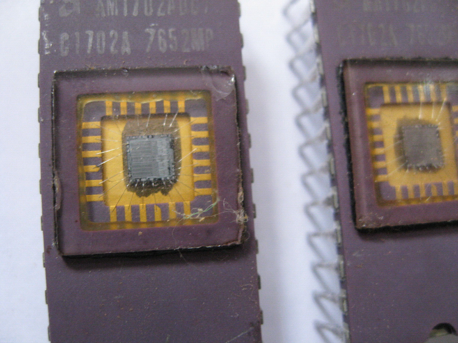 5 Advanced Micro Devices AMD AM1702ADC C1702A purple ceramic IC Intel 2nd Source
