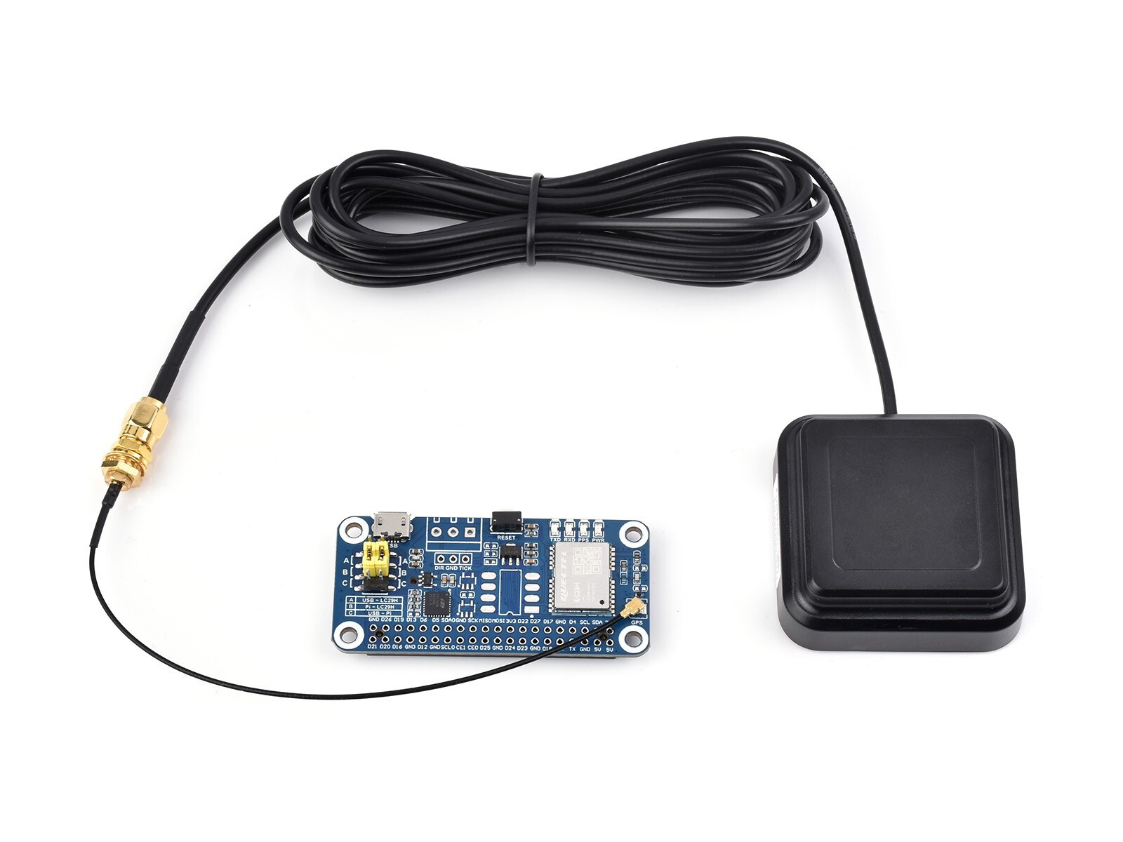 Waveshare LC29H Series Dual-band GPS Module for Raspberry Pi RTK Function Option