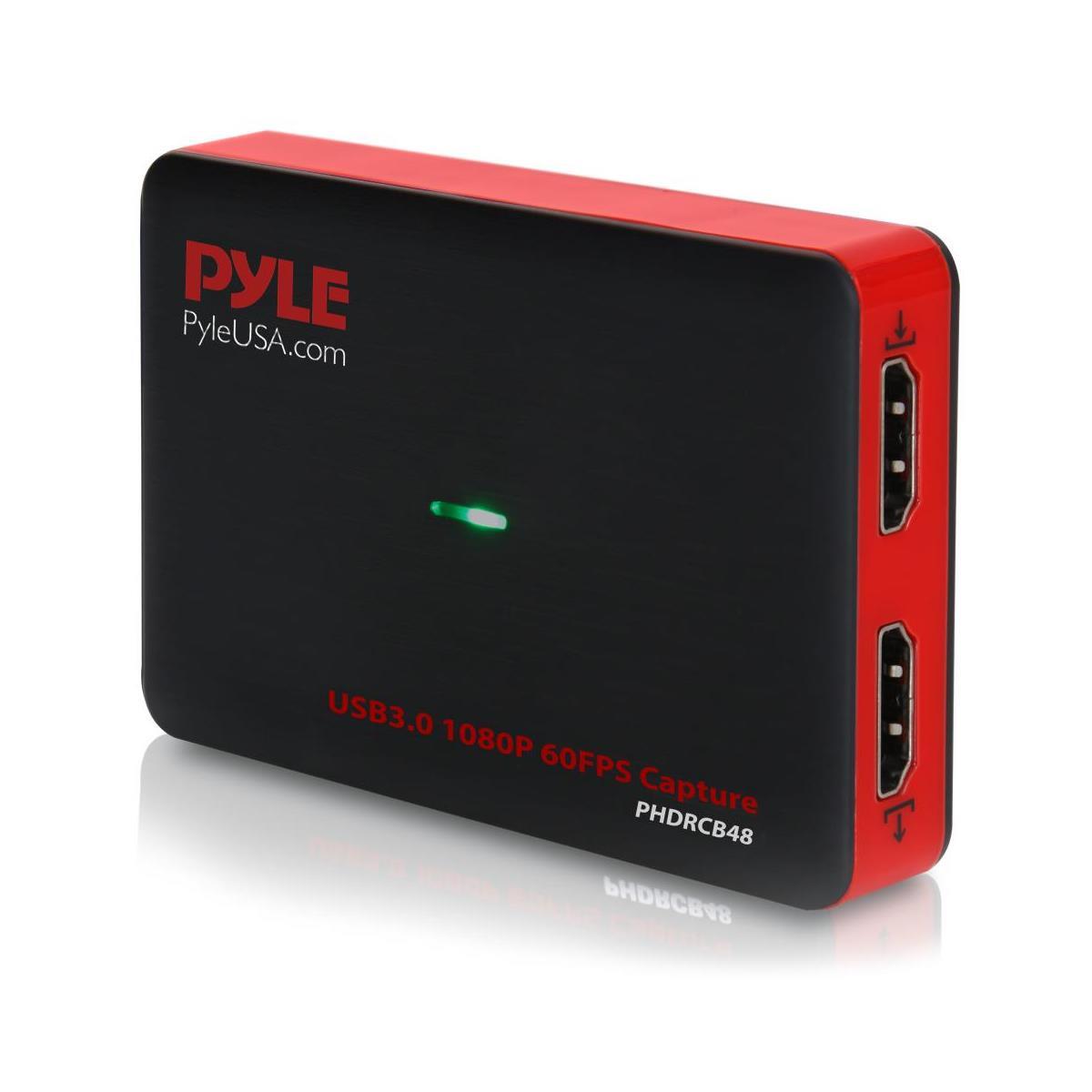 Pyle PHDRCB48.5 Live Streaming USB3.0 HDMI Video Recorder with HDMI Pass through