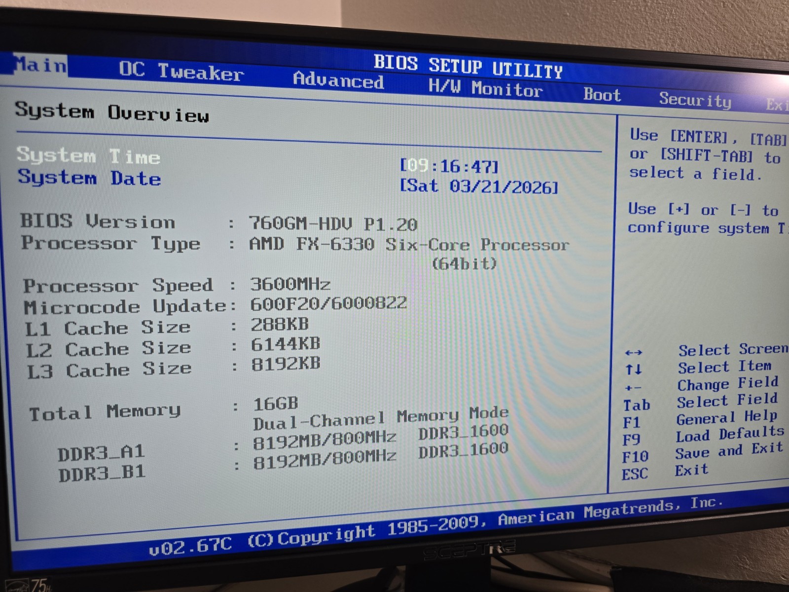 ASRock 760GM-HDV Socket AM3+/AM3 AMD Motherboard + Fx-6330 Cpu No I/o Shield