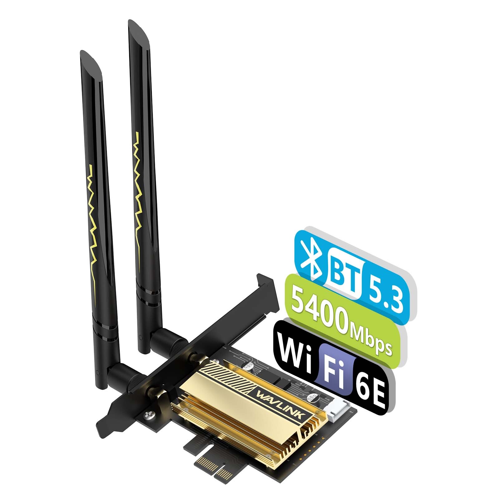 WiFi 6E WiFi 7 PCIe Network Card Tri-Band Intel AX210 BE200 Wireless Adapter
