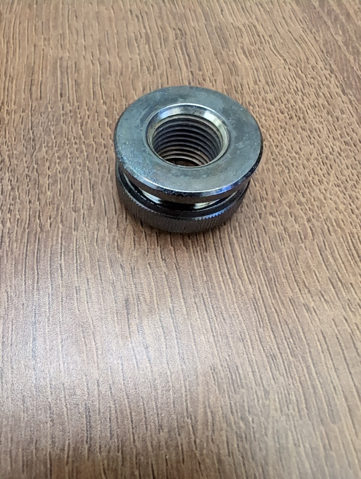 EK-AF Pass-Through G1/4 Silver Water Cooling Fitting