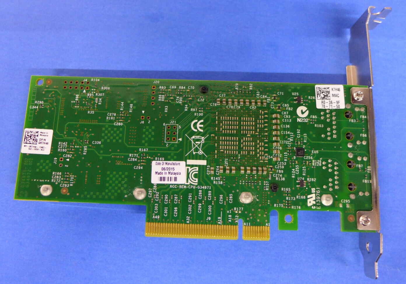 Intel X540-T2 Dual Port 10GB High Profile Network Adapter Dell K7H46
