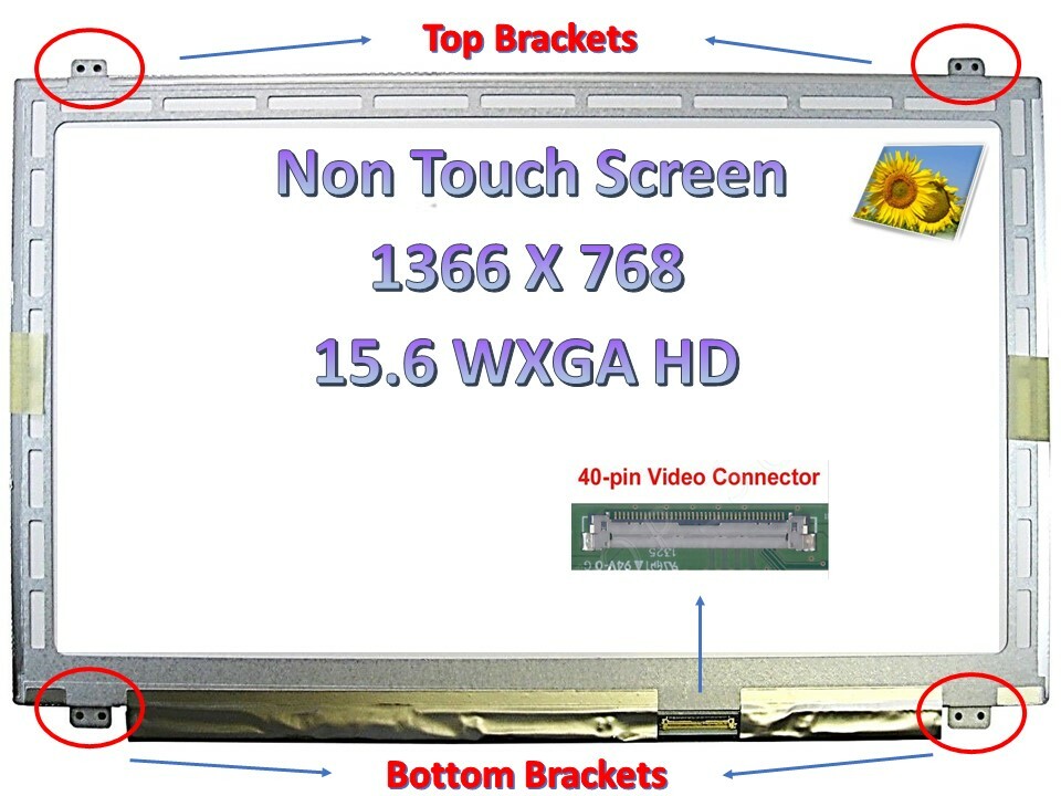 New 15.6″ WXGA slim LED LCD screen for LTN156AT30 LTN156AT30-C01 LTN156AT30-D01