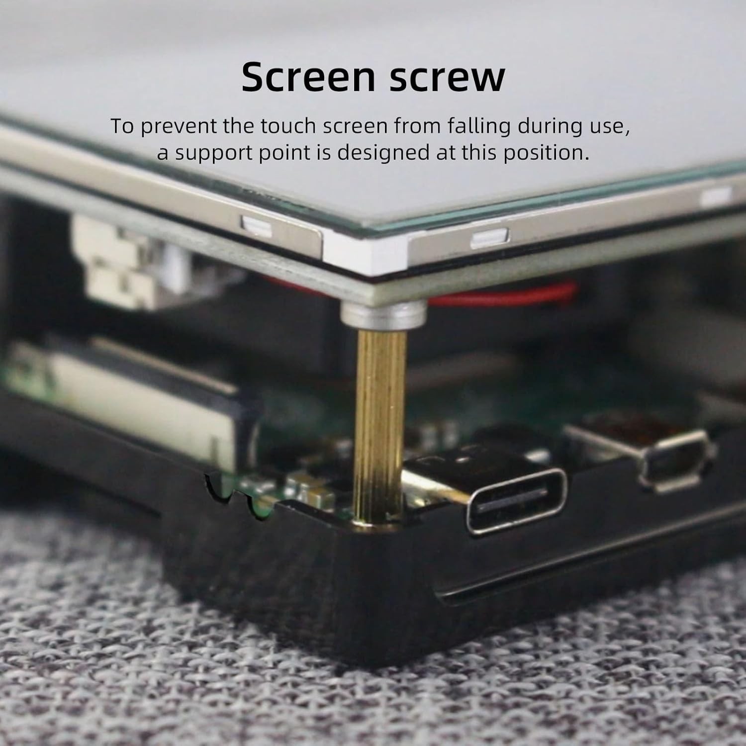 Raspberry Pi 5 3.5 Inch Touchscreen Display 480×320 TFT LCD Monitor Mini Fan