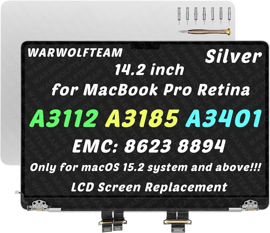 14 In MacBook Pro A3112 Screen Replacement M4 2024 A 3185 A3401 Open Box