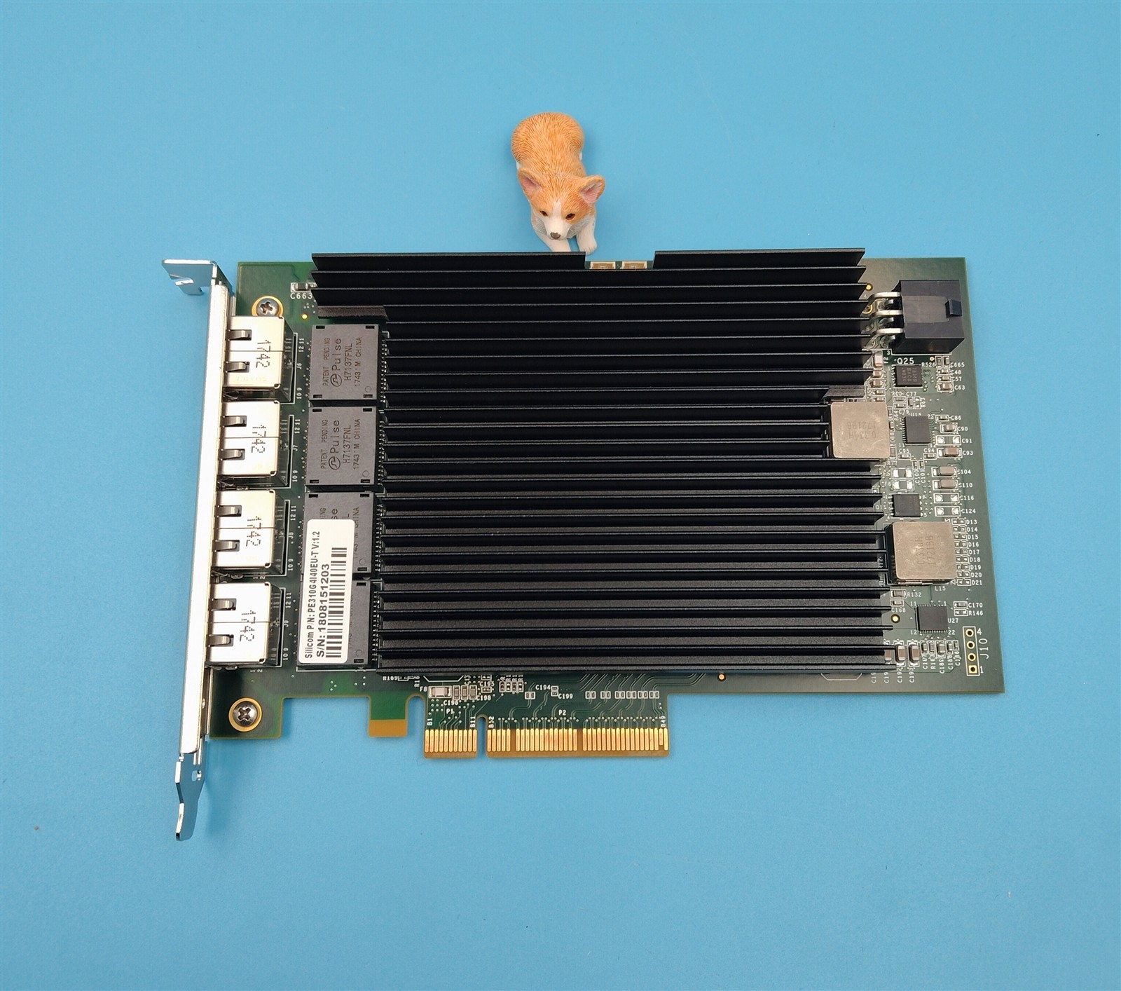 PE310G4I40EU-T SILICOM QUAD PORT 10GB PCLE RJ45 X540-T4 ETHERNET NETWORK ADAPTER