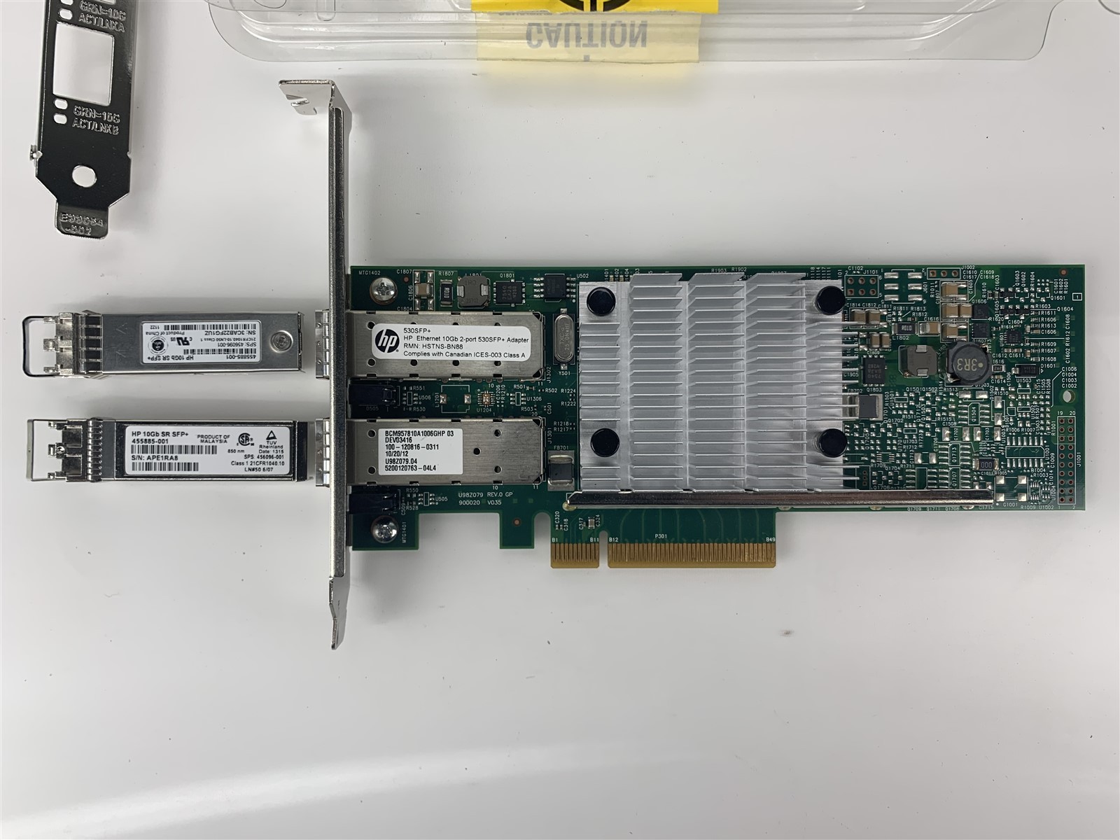 QLogic Broadcom Dual Port 10GB SFP+ Network Adapter Card BCM957810A1006G w/2 SFP