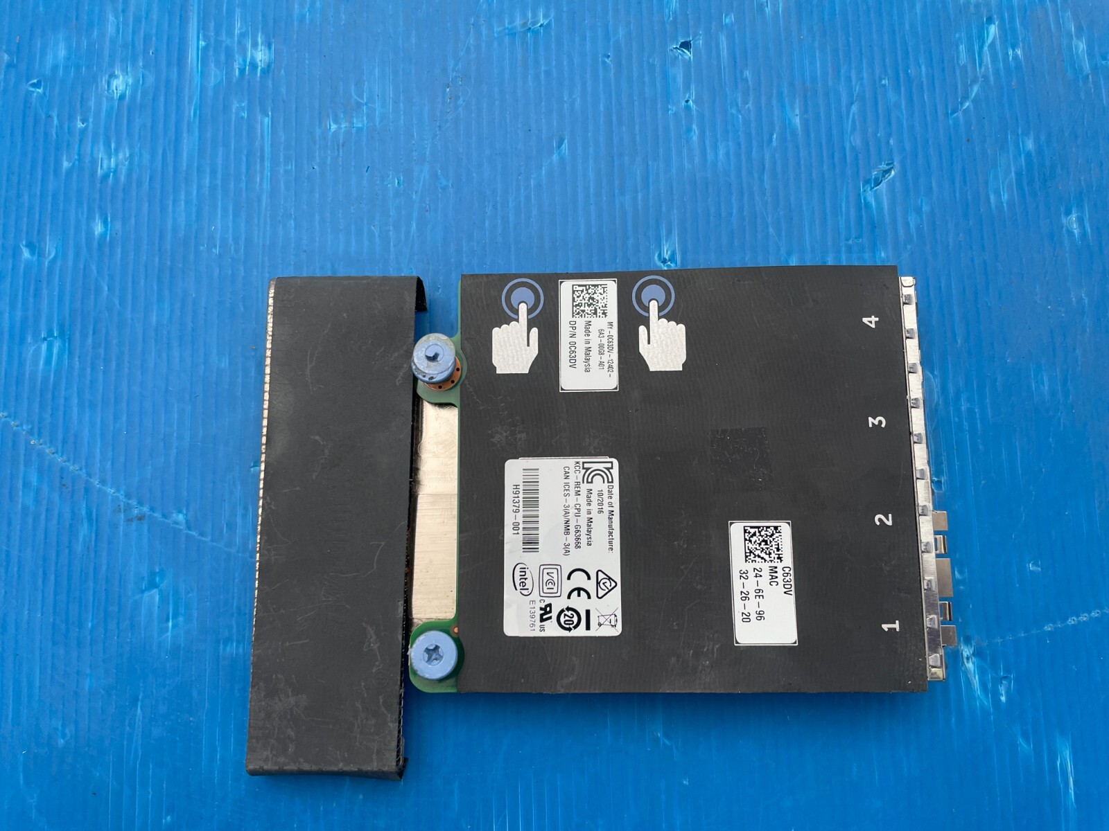 DELL Intel I350/X520 Quad Port 2x10GbE + 2x1GbE Network Daughter Card 0C63DV