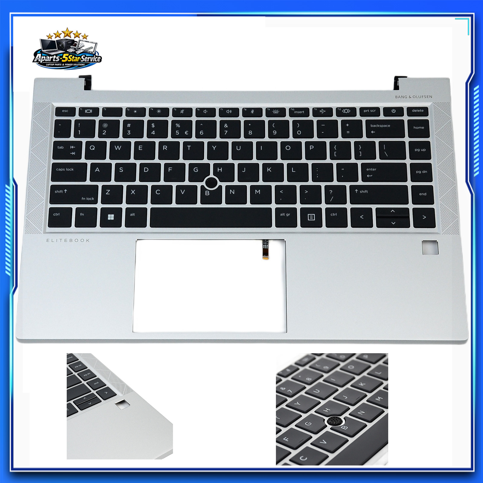 For HP Elitebook 840 G7 840 g8 Palmrest With Backlit Keyboard M07090-001