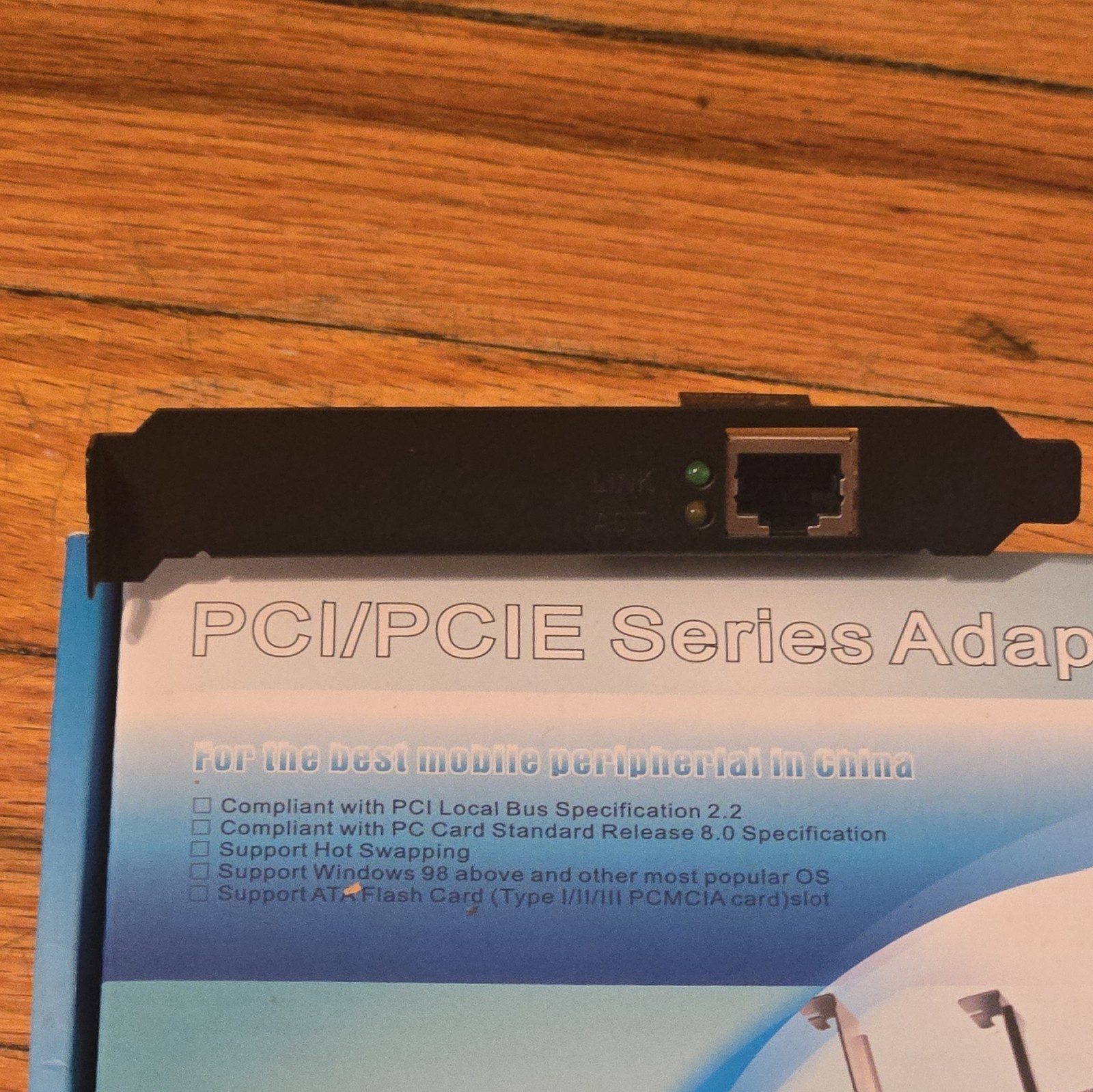SpeedByte PCI/PCIE Series Adapter IE1394 USB/Serial/Parallel Ports Gbit Ethernet