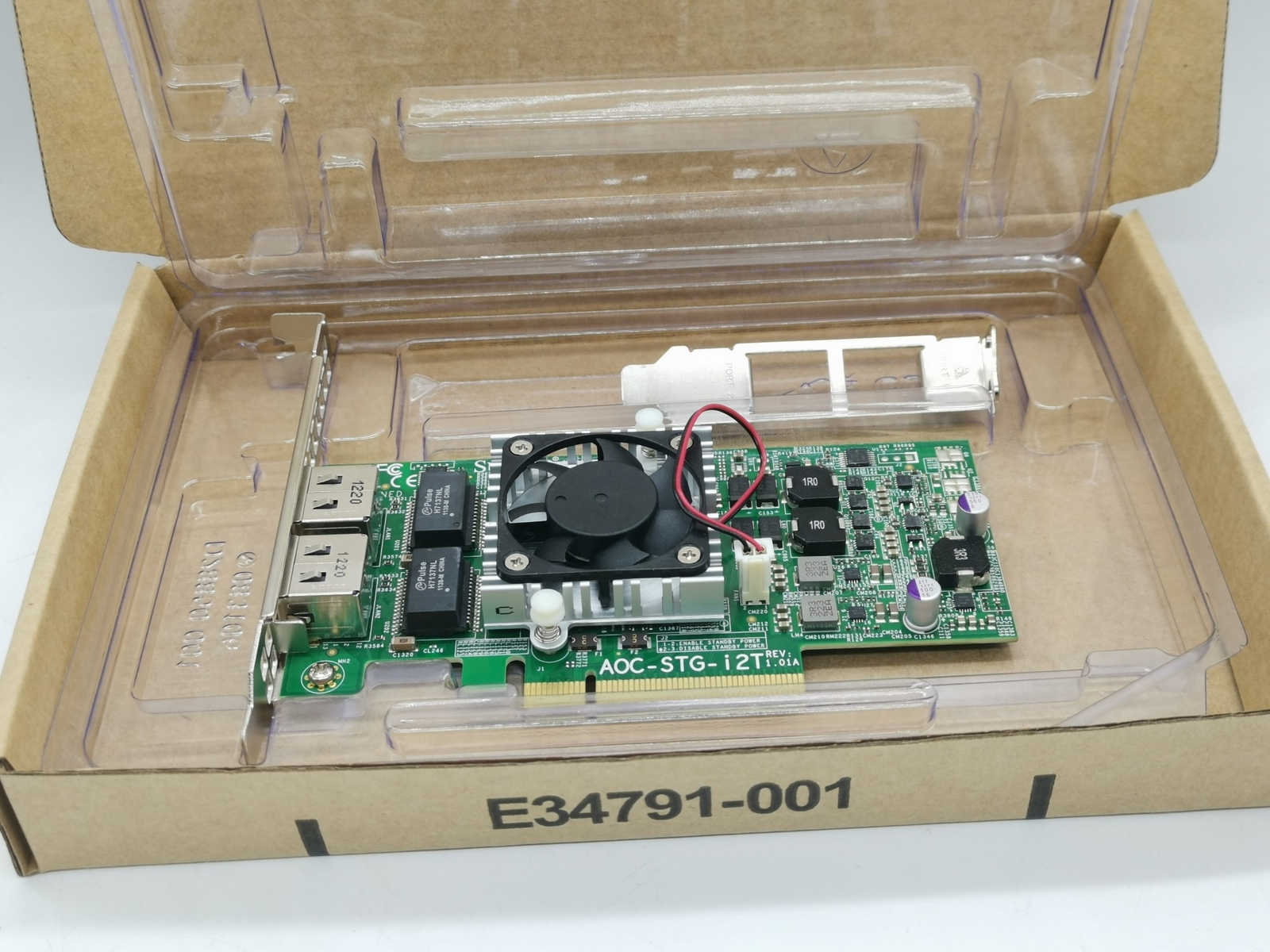 Supermicro AOC-STG-i2T Dual Port 10GbE Ethernet PCI-E Adapter (Intel X540-AT2)