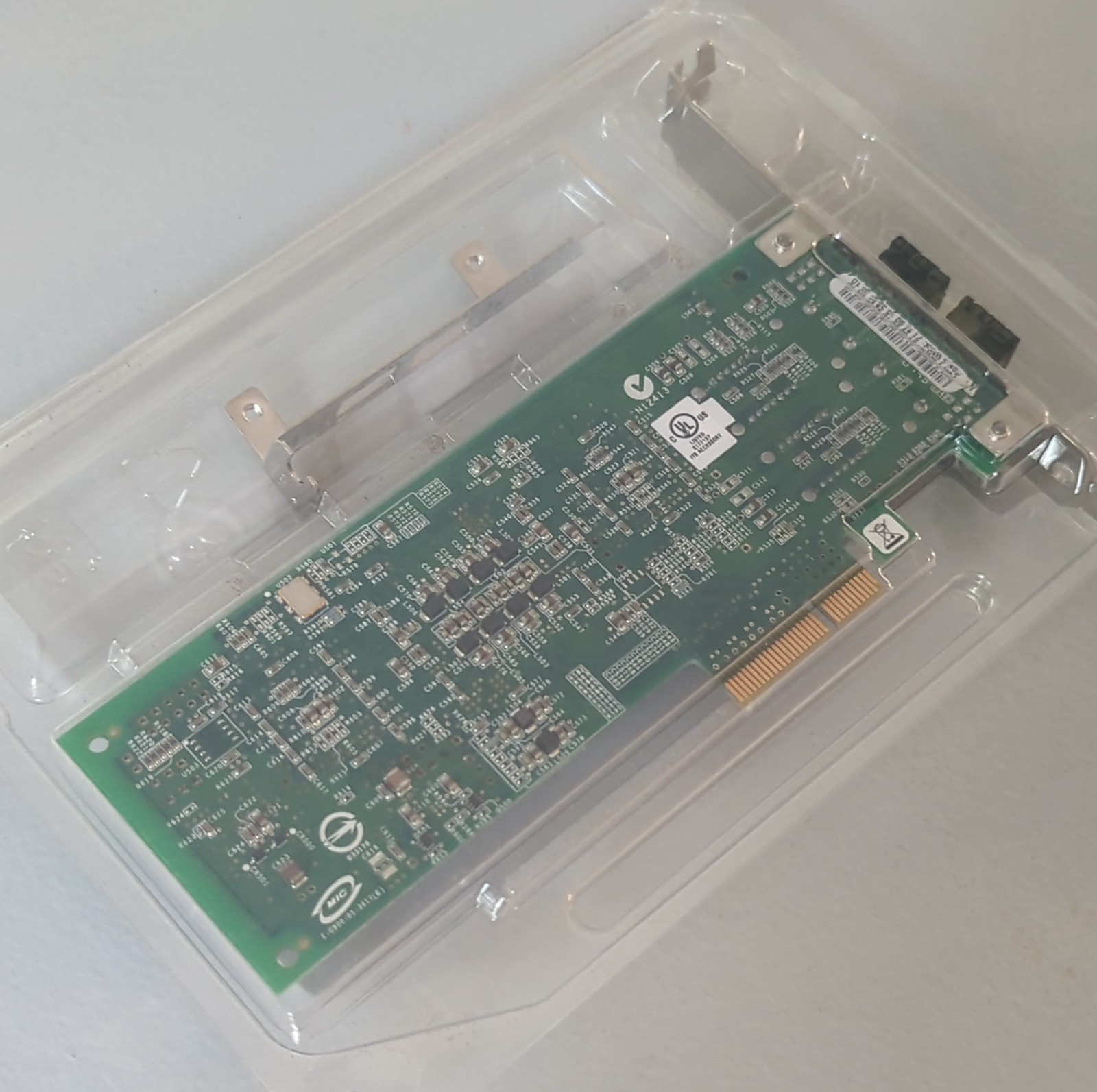 QLogic PX2510401 PCI Express LAN Card 2 Optical LC Ports 4Gbps