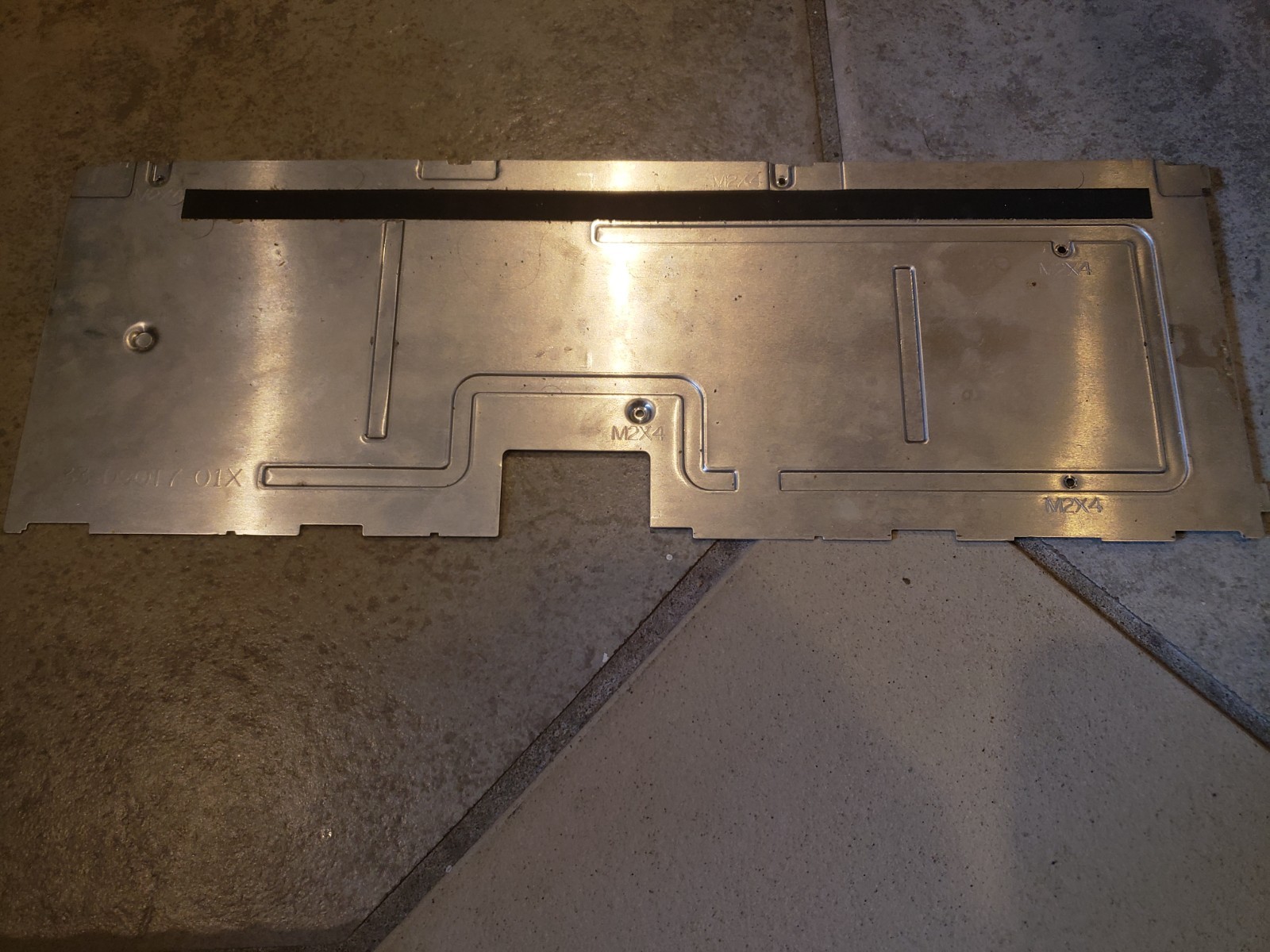 Sager Clevo Alienware M7700 Mj-12 D900T Keyboard Metal Baseplate