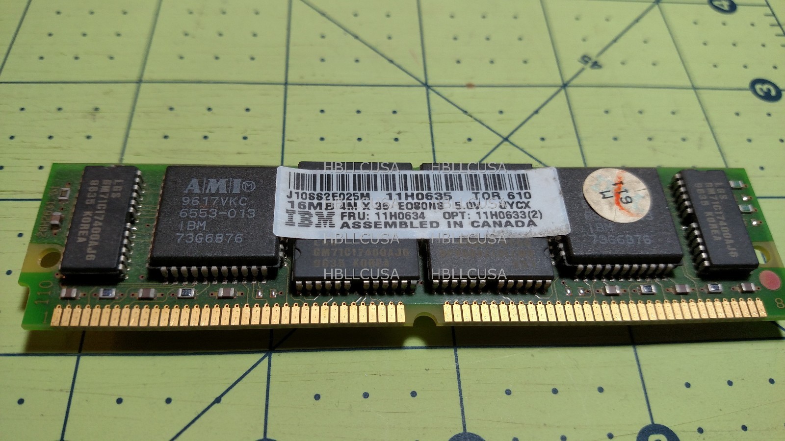 IBM 11H0634 11H0635 (Option #11H0633) 16MB 70NS 72-Pin EOS Memory SIMM – Tested