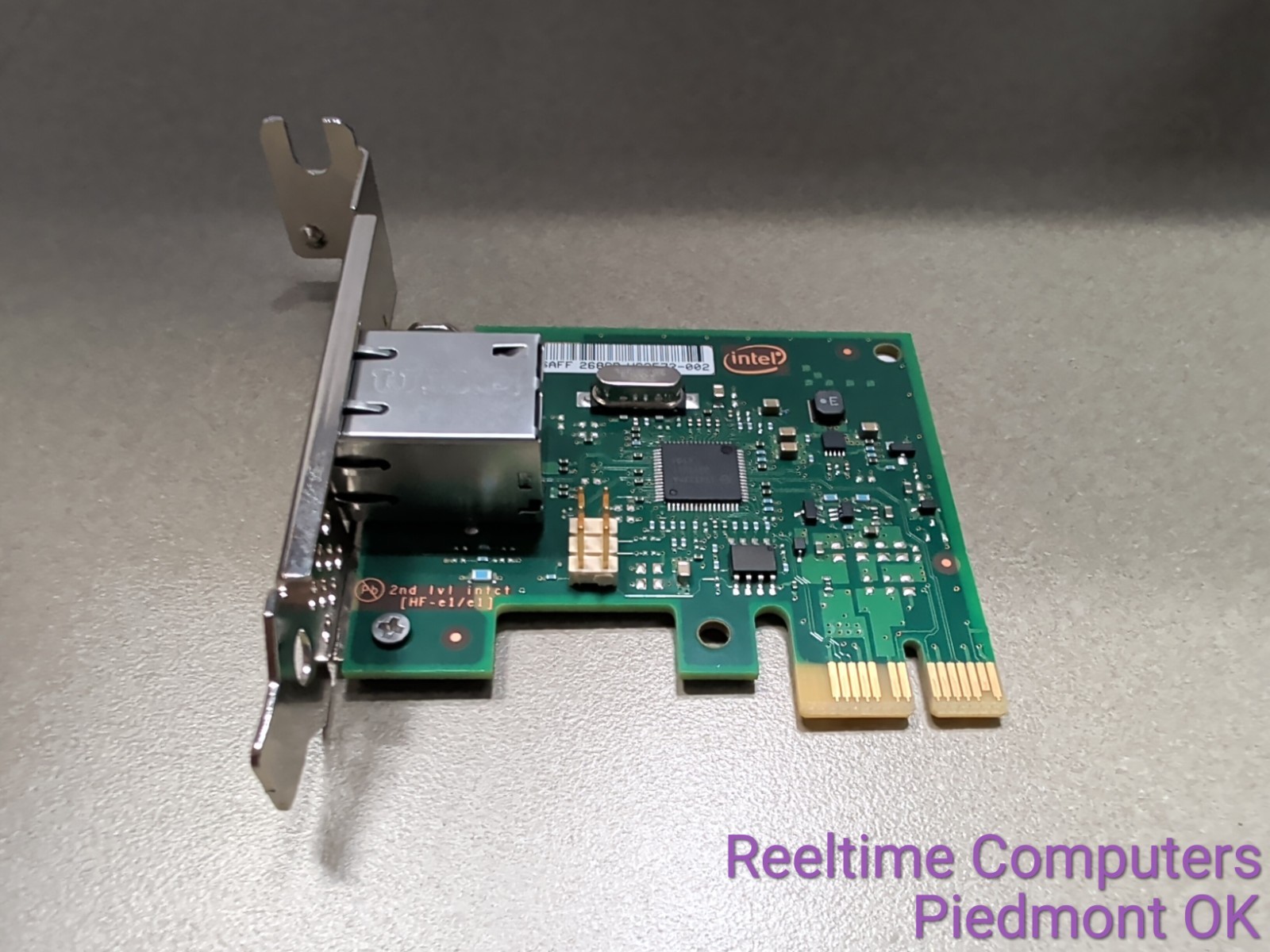 ell Intel I210-T1 0FHNX8 PCIe x1 Gigabit Ethernet Network Card RJ45 Tested
