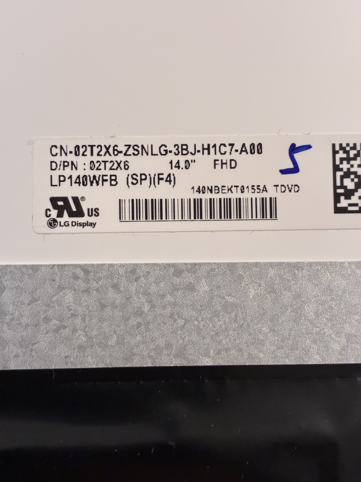 LP140WFB(SP)(F4) 40 Pins FHD Touch Screen Replacement LCD Display
