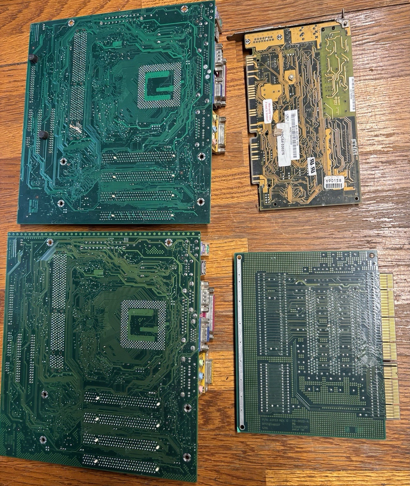 Intel Motherboards And Two Unknown Boards A Lot Of Four