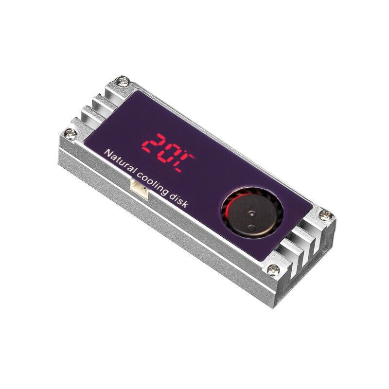 12V OLED Display M2 SSD Heatsink Cooler Temperature For M.2 2280 SSD Solid