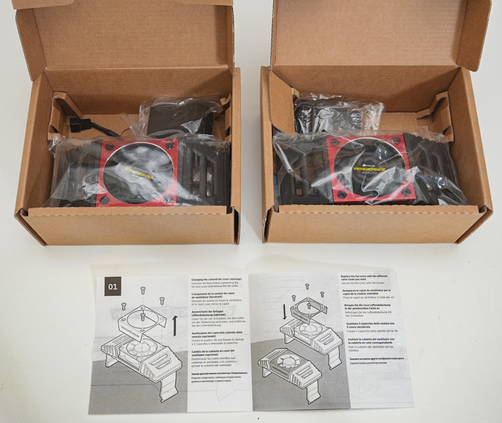 Corsair Vengeance LPX Airflow RAM Cooler Dual Fan Kit (Open Box)