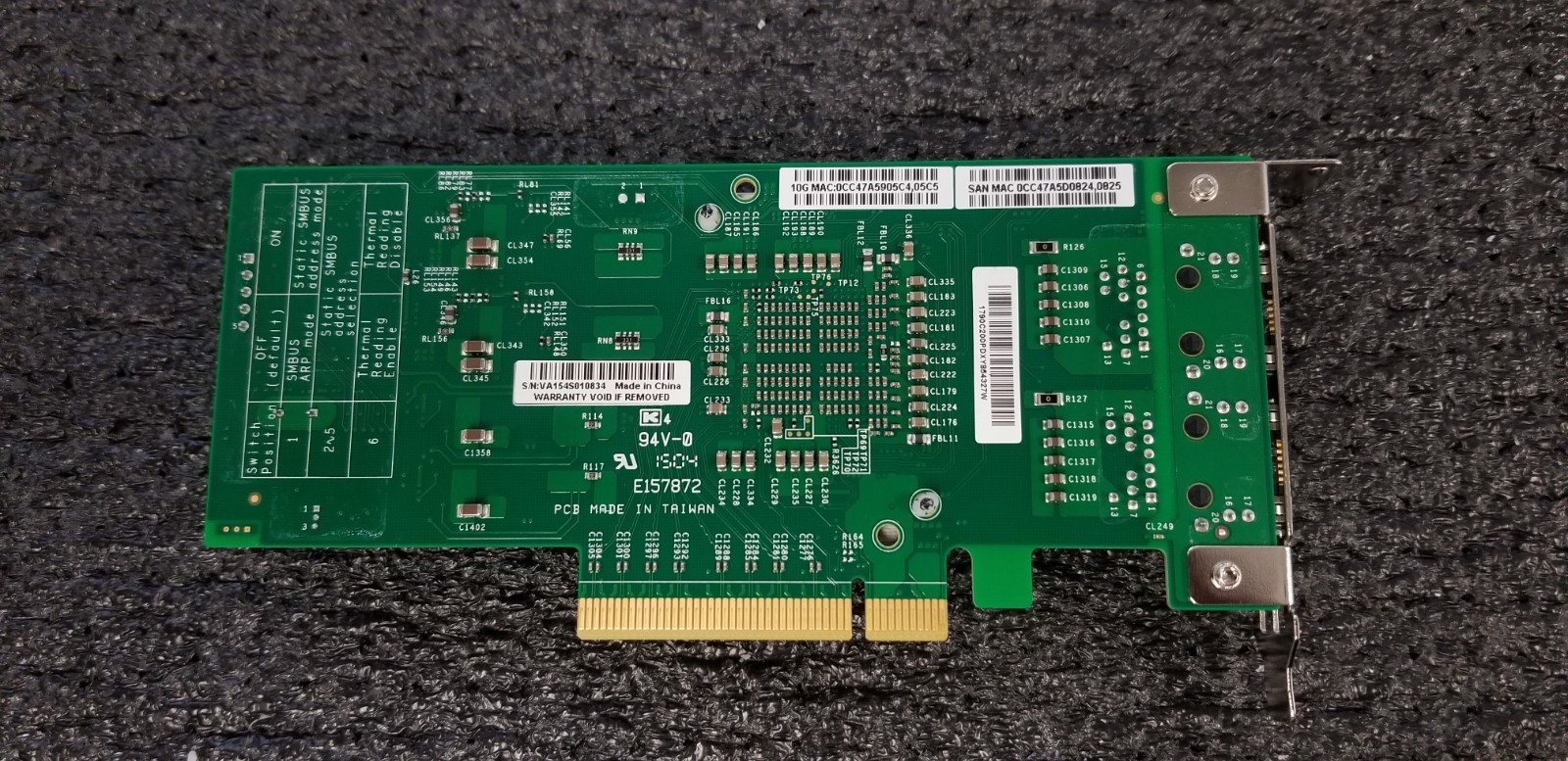 AOC-STG-I2T SuperMicro Intel X540 Dual-Ports 10Gbps 10GBase-T Network Adapter
