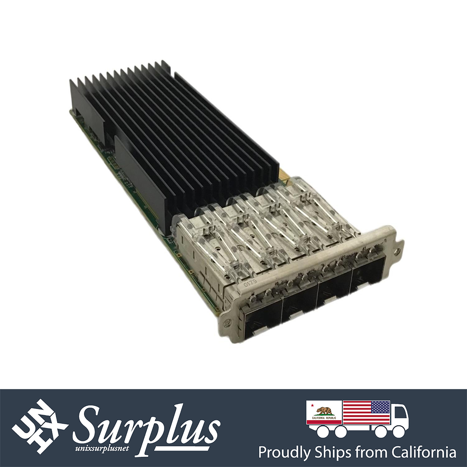 Silicom PE310G4SPI9L-XR-CX3 Quad Port 10GB SFP+ PCIe x8 Ethernet Adapter Low