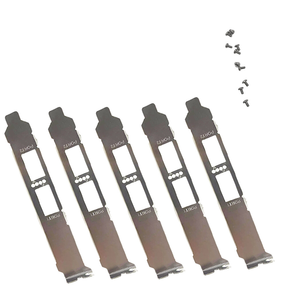 Full Height Bracket for Mellanox CX354A MCX354A-FCBT MHQH29B-XT with Screws 5PC