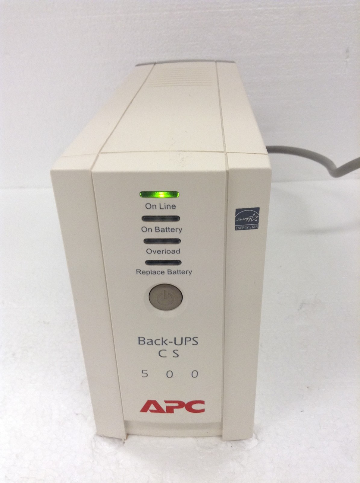 APC Back-UPS CS 500 BK500 UPS Battery Backup 6 Outlet No Battery QTY FREE SHIP