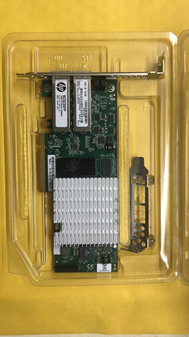 HP NC523SFP Dual Port 10GbE 593742-001 593715-001 Adapter 1*5M + 1*SFP+ module