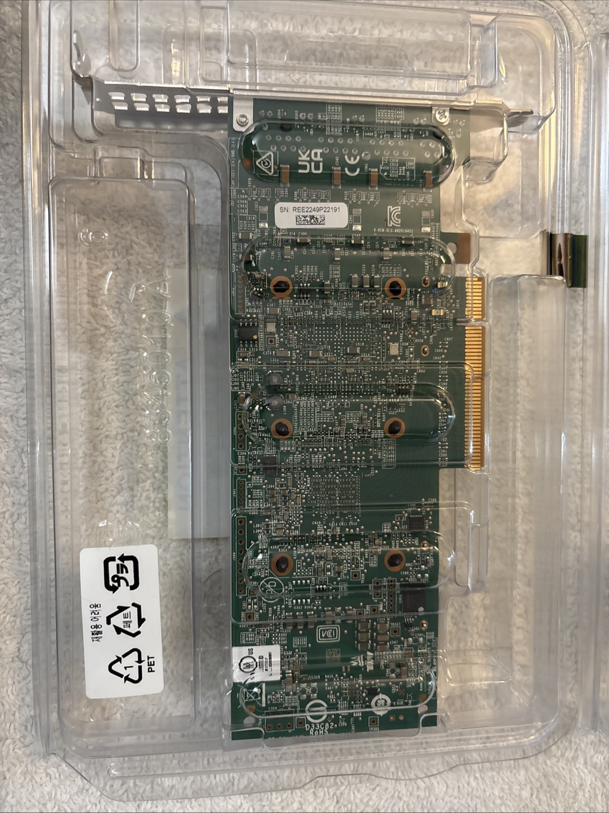 (2) Dell Qlogic QL41164HFRJ Quad Port 10GbE RJ-45 10GBase-T Network Card 33M0K