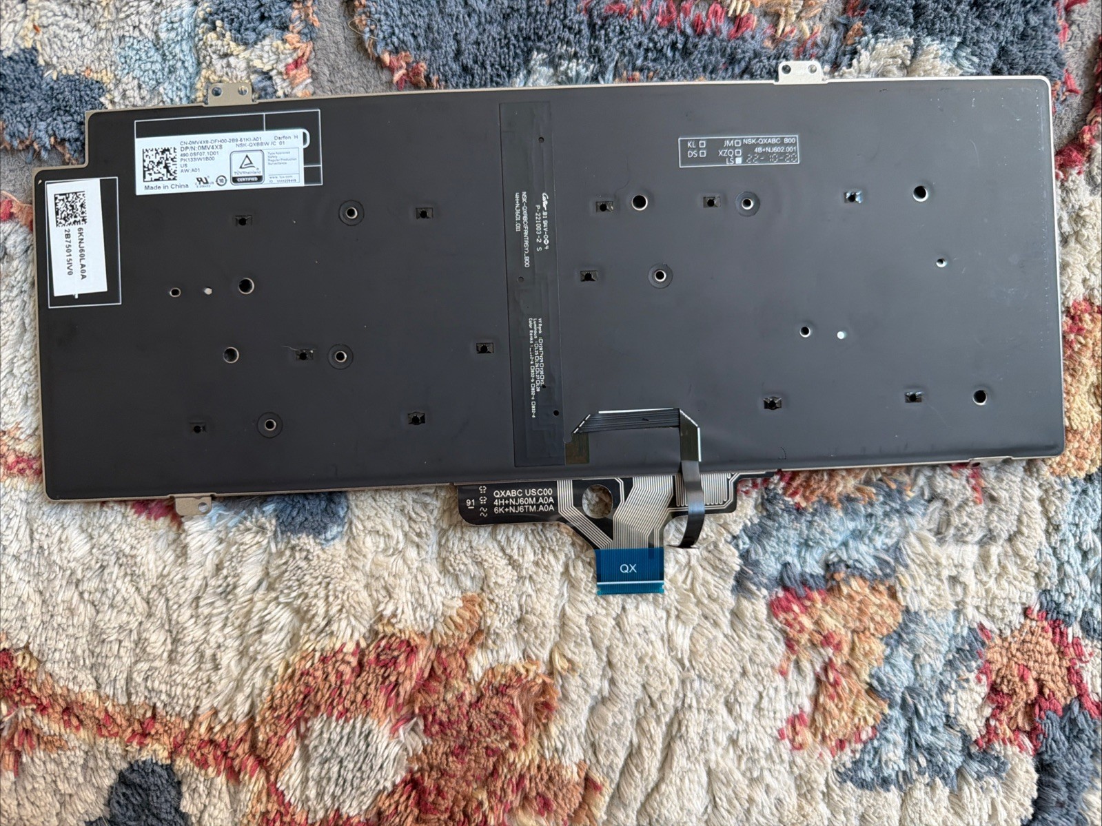 Dell Latitude 5420 5430 7420 7520 Laptop US Backlit Keyboard MV4X8 0MV4X8 K6,2
