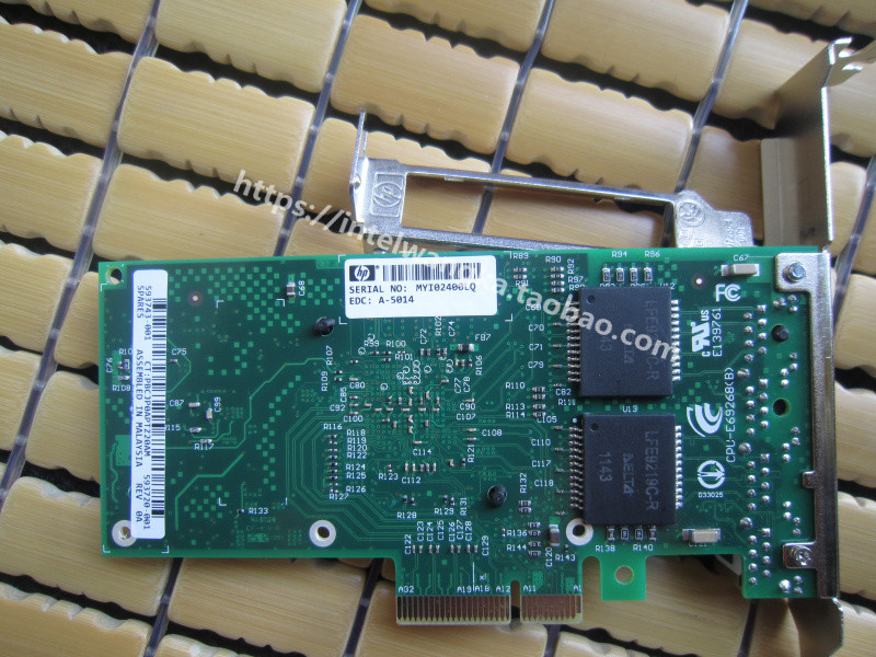 HP NC365T 1Gb Quad Port PCI-E Ethernet Server Adapter 593720-001 Intel I340-T4