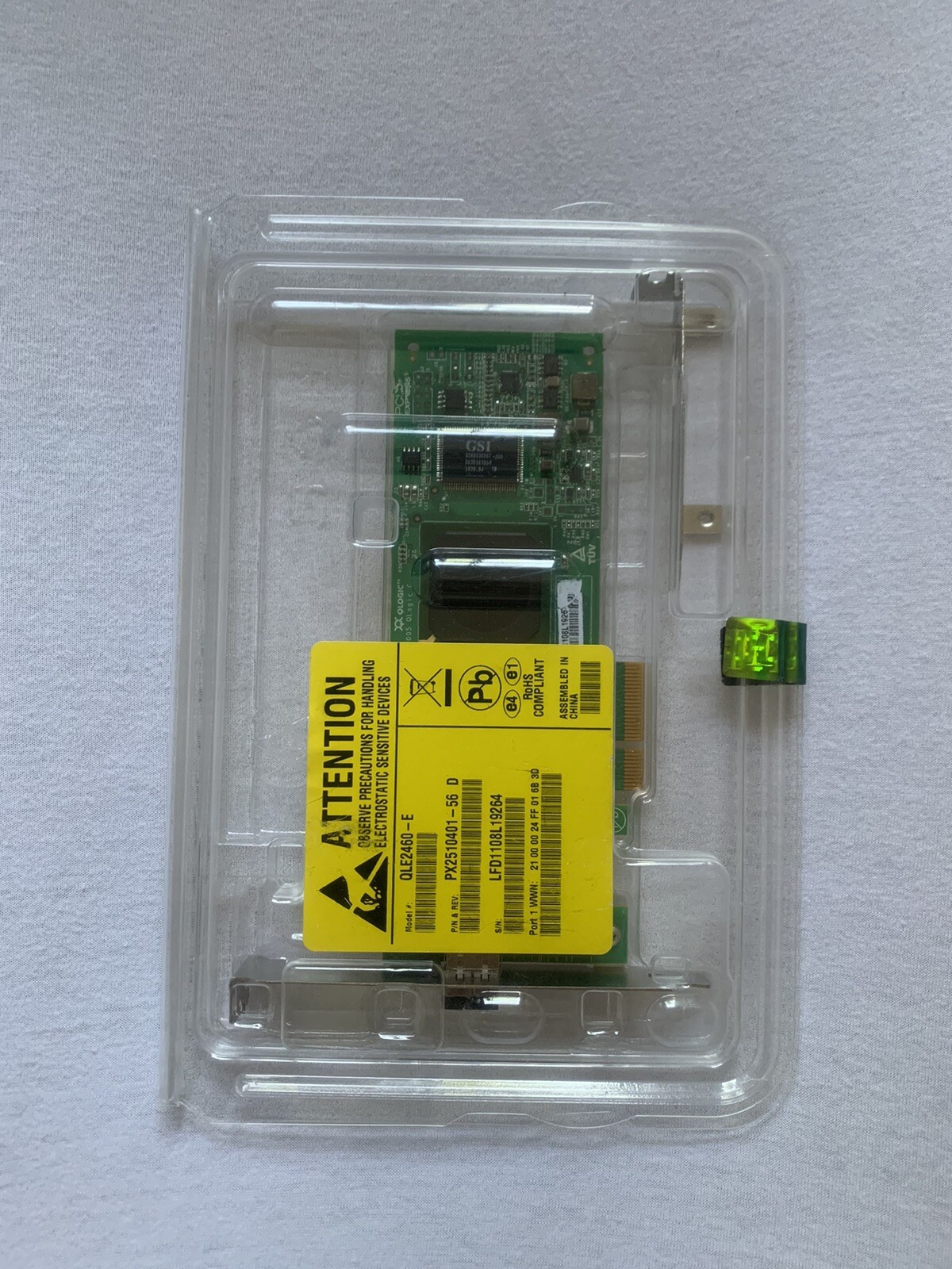 QLogic QLE2460-E PCI Express x4 Fiber Channel 4Gbps Host Bus Adapter