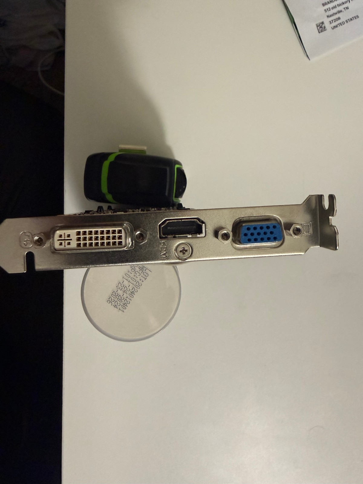 ATI Radeon HD 4350 512MB DDR2 PCI EXPRESS 517123-001 VIDEO CARD See description