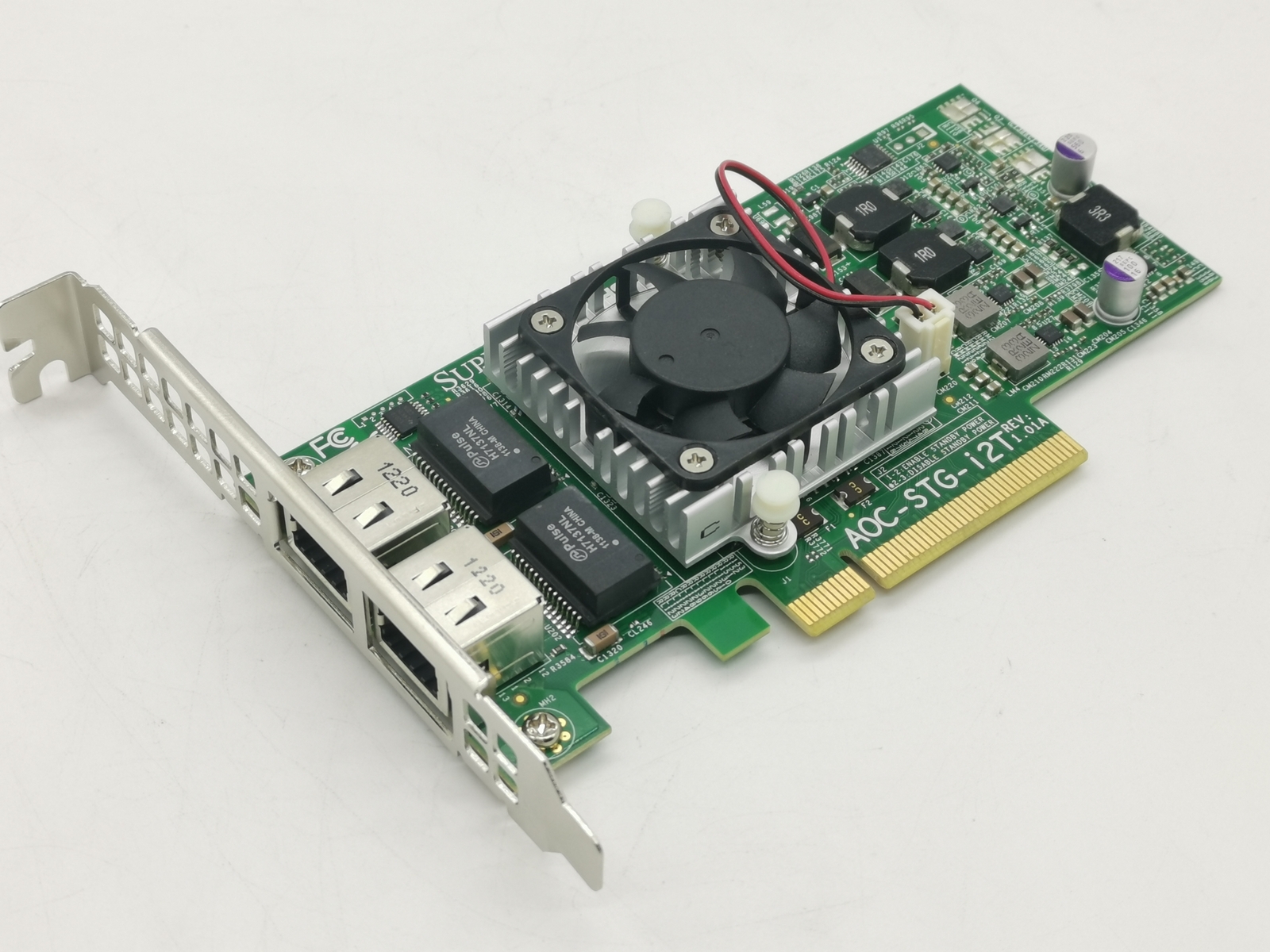 Supermicro AOC-STG-i2T REV 1.0 Dual Port 10GbE Ethernet PCI-E Adapter