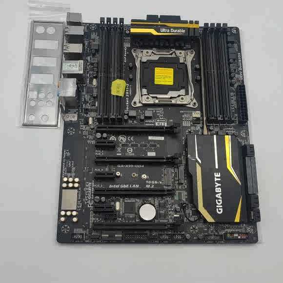 FOR GIGABYTE GA-X99-UD4 DDR4*8 LGA 2011-V3 128GB ATX Motherboard Test OK